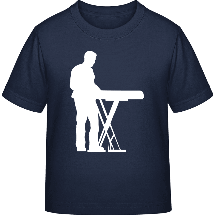Keyboardist Illustration T-skjorte for barn contain pic