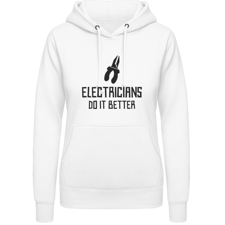 Electricians Do It Better Design Sweat à capuche pour femme 0 image