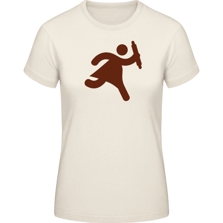 Angry Baker Woman Frauen T-Shirt contain pic