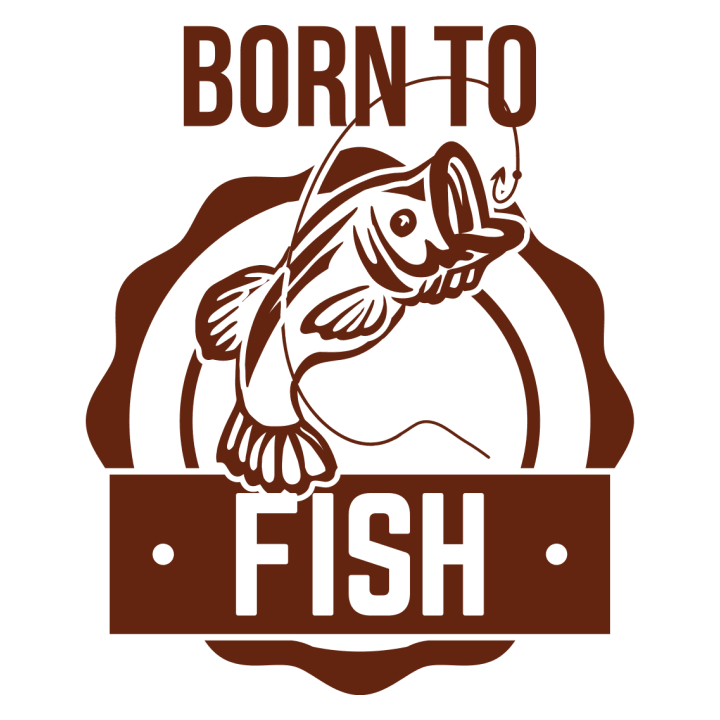 Born To Fish Logo Delantal de cocina 0 image