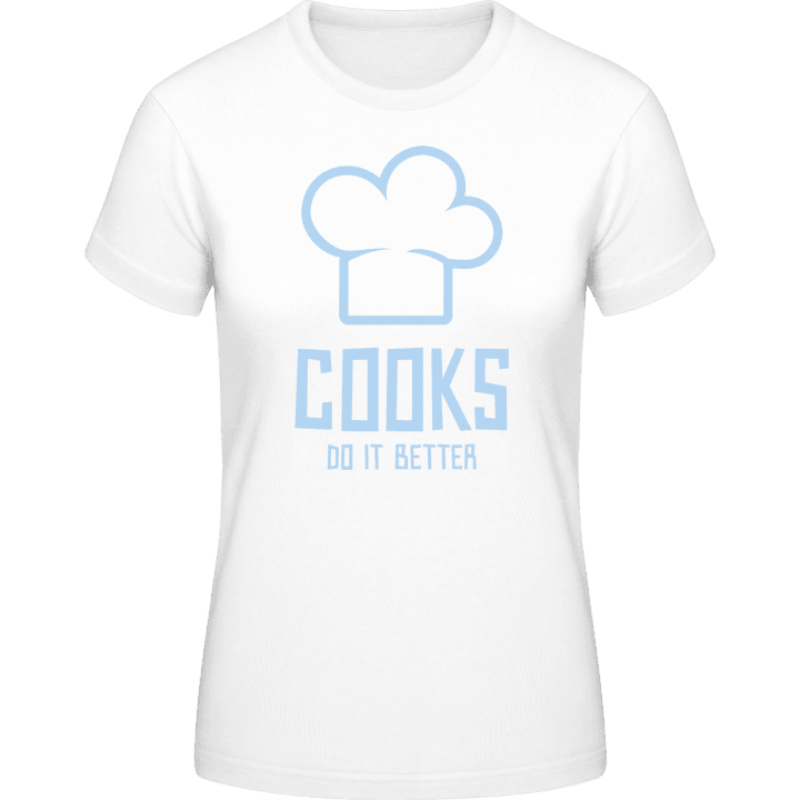 Cooks Do It Better T-skjorte for kvinner contain pic