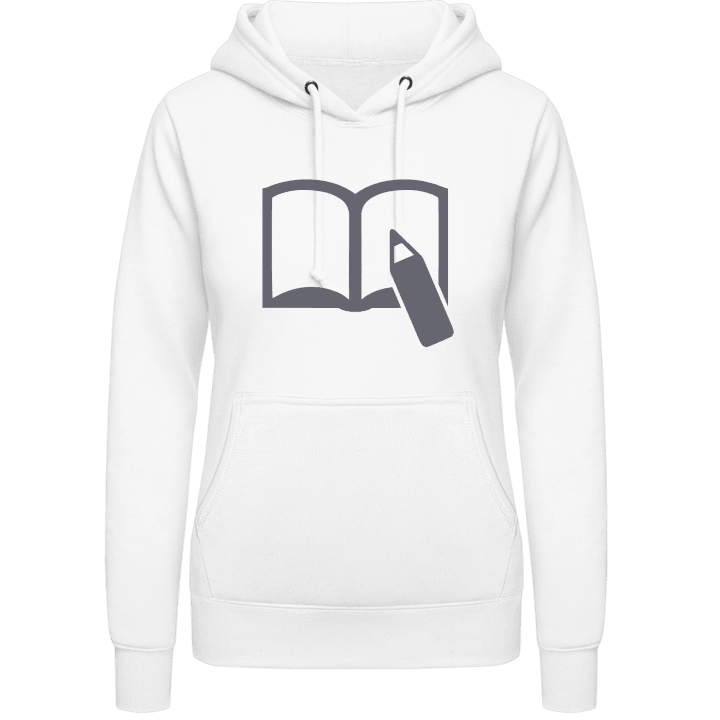 Pencil And Book Writing Women Hoodie contain pic