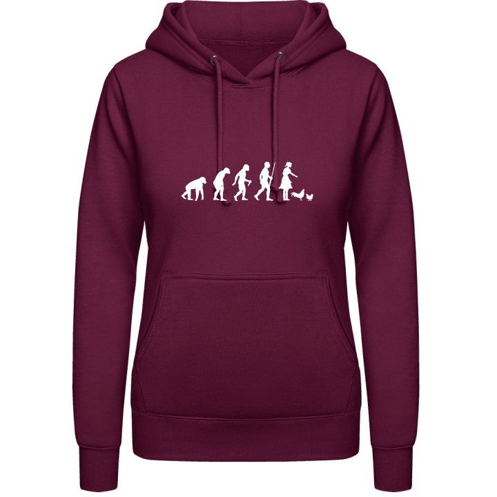 Female Farmer Evolution Vrouwen Hoodie contain pic