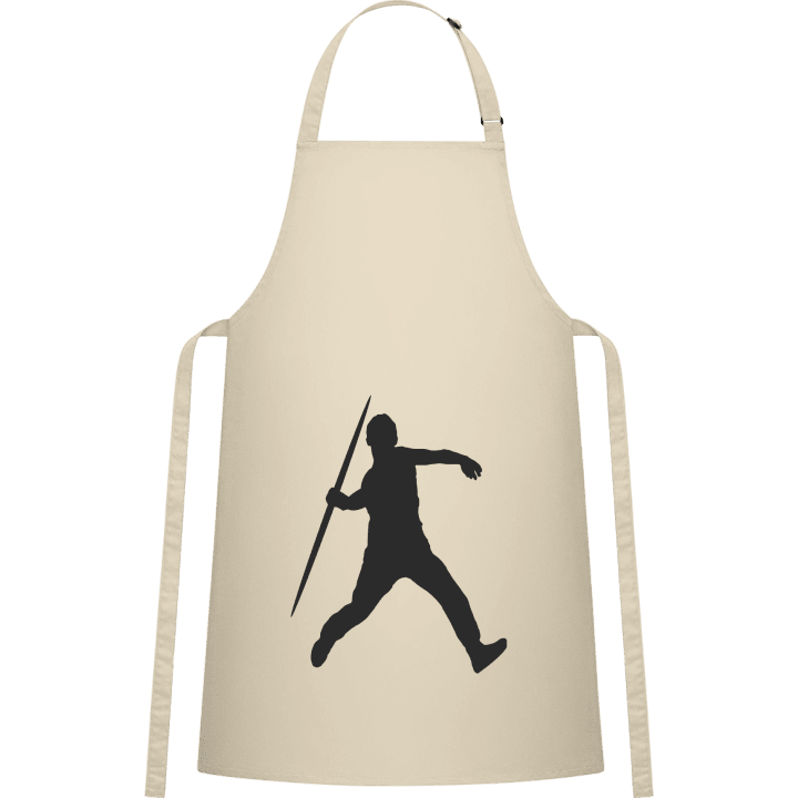 Javelin Thrower Kitchen Apron contain pic