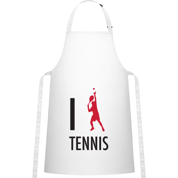 I Love Tennis Kitchen Apron contain pic