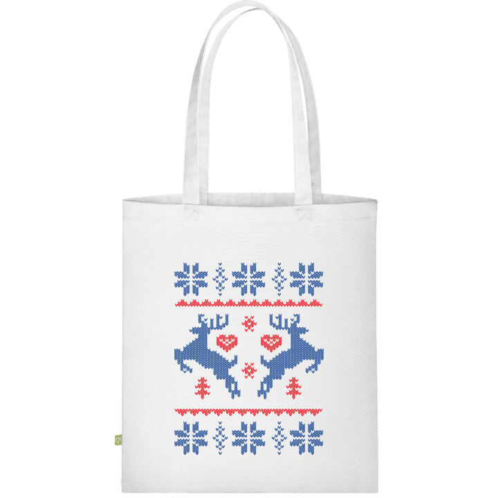 Christmas Pattern Reindeer Cloth Bag 0 image