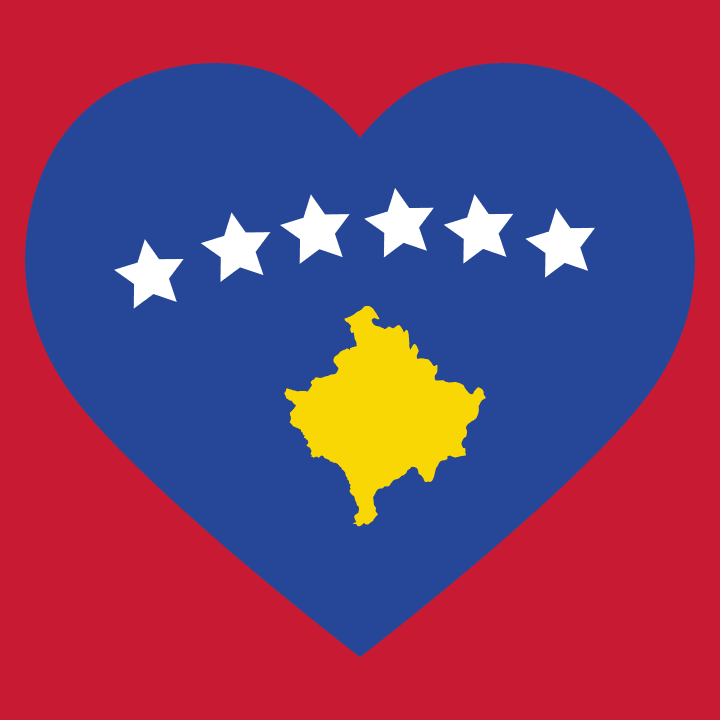 Kosovo Heart Flag Maglietta donna 0 image