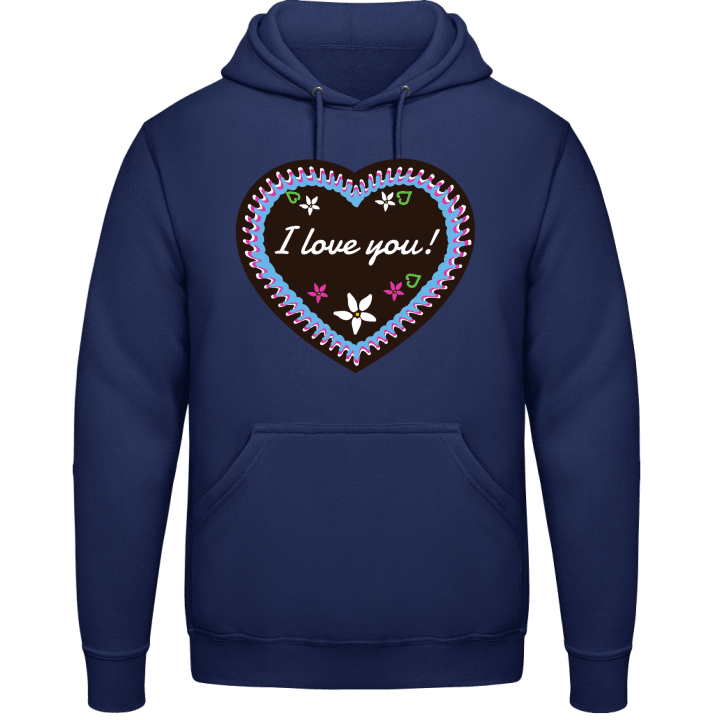 I Love You Bavarian Style Hoodie contain pic