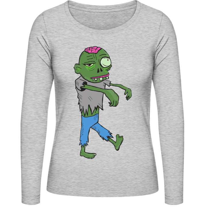 Zombie Comic Character Vrouwen Lange Mouw Shirt 0 image