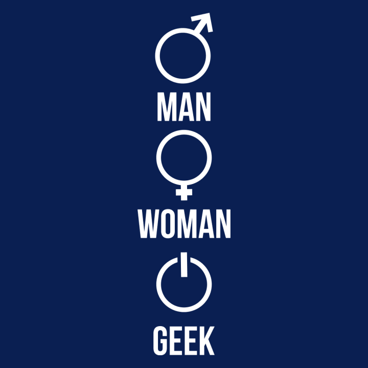 Man Woman Geek T-shirt à manches longues 0 image