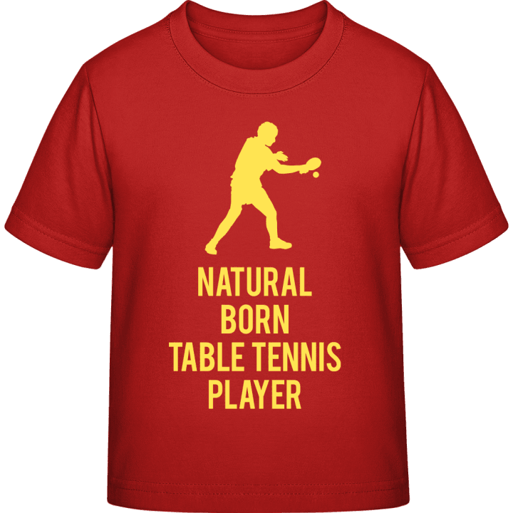 Natural Born Table Tennis Player T-skjorte for barn contain pic