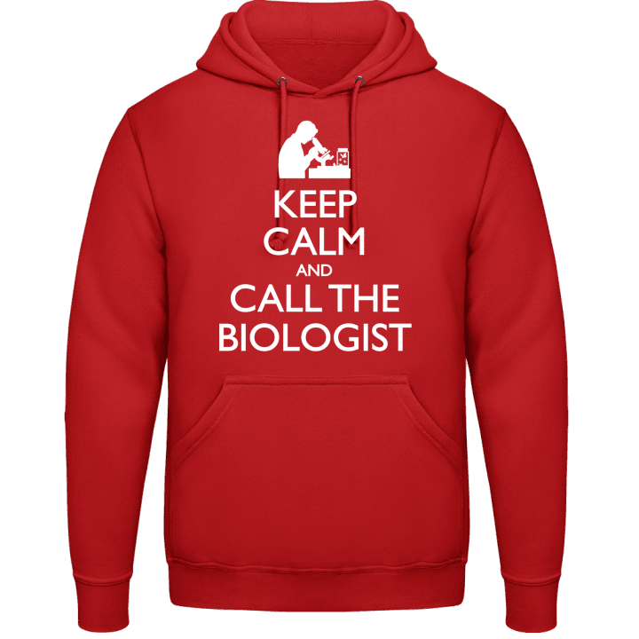Keep Calm And Call The Biologist Sweat à capuche contain pic