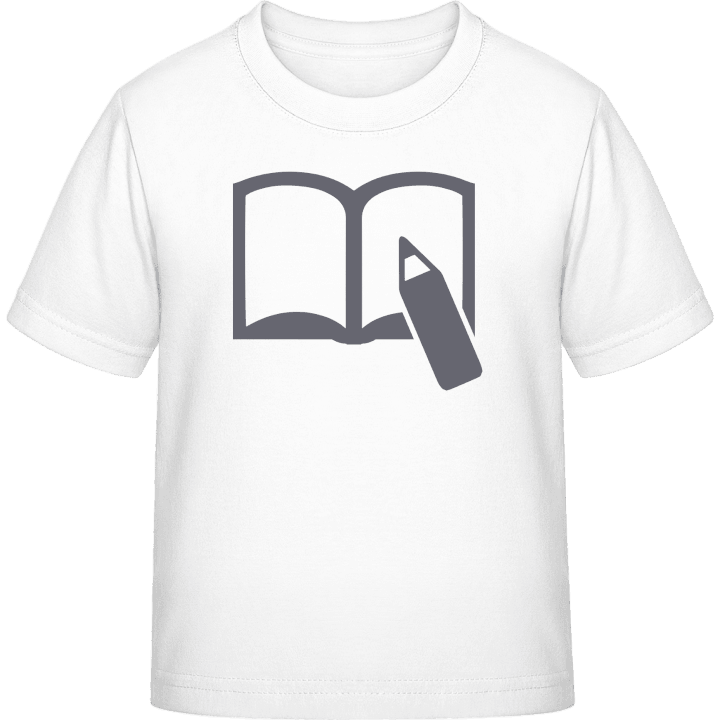 Pencil And Book Writing T-shirt pour enfants contain pic