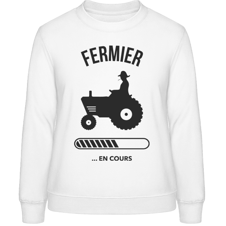 Fermier en cours Vrouwen Sweatshirt contain pic