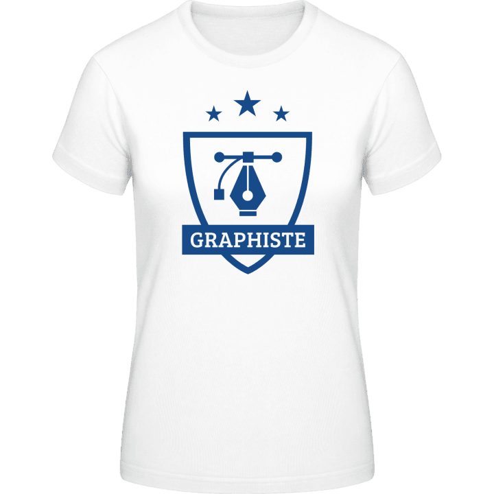 Graphiste blason T-shirt pour femme contain pic