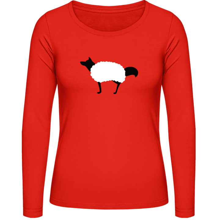Wolf in sheep's clothing Langærmet skjorte til kvinder 0 image