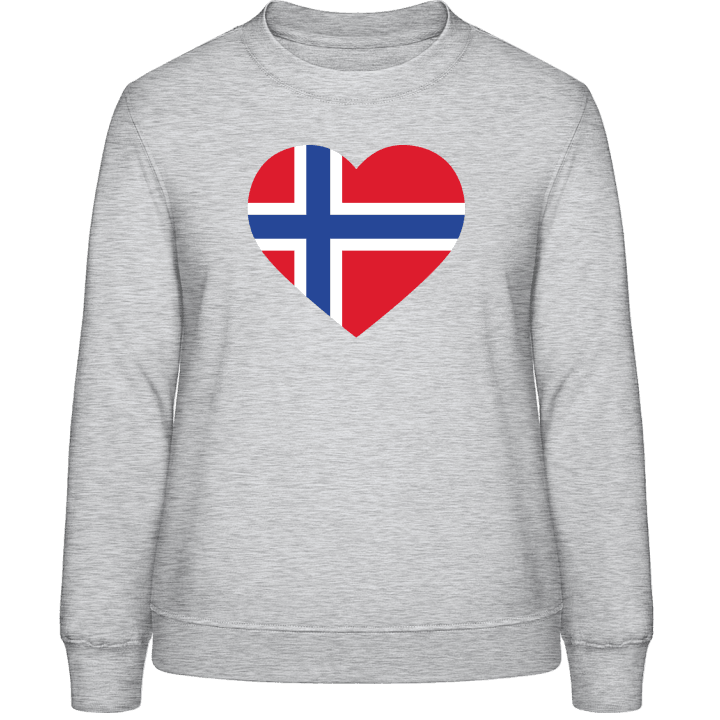 Norway Heart Flag Felpa donna contain pic