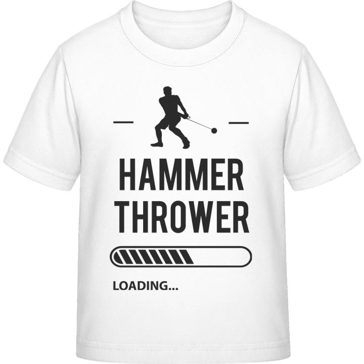 Hammer Thrower Loading T-skjorte for barn contain pic