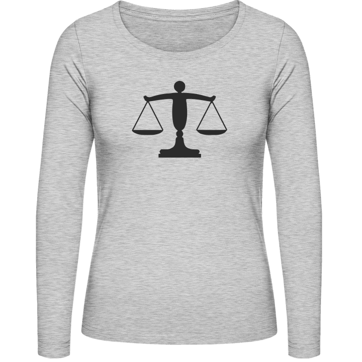 Justice Balance Frauen Langarmshirt contain pic