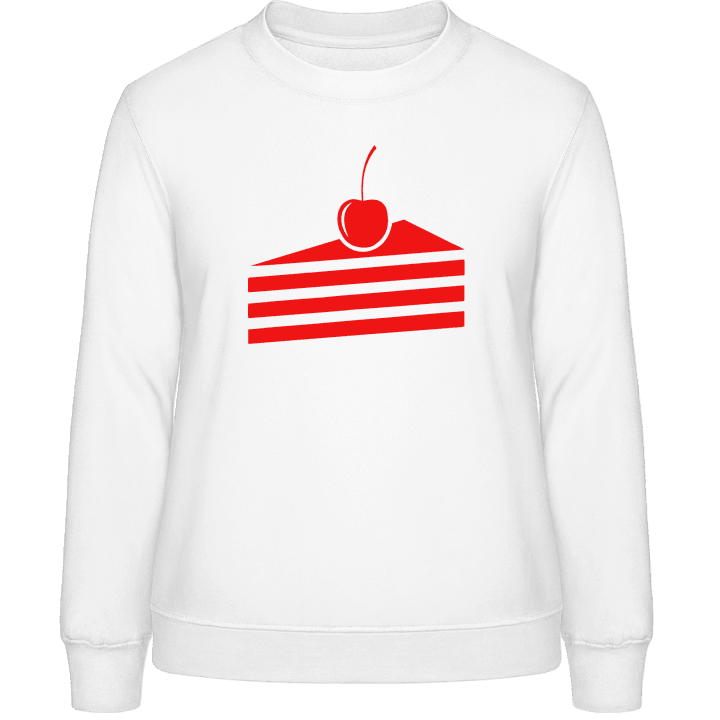 Cake Illustration Sweatshirt för kvinnor contain pic
