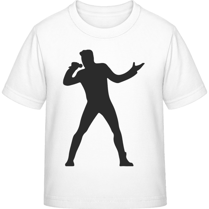 Solo Singer Silhouette Kinderen T-shirt contain pic