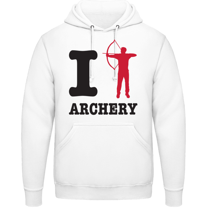 I Love Archery Felpa con cappuccio contain pic