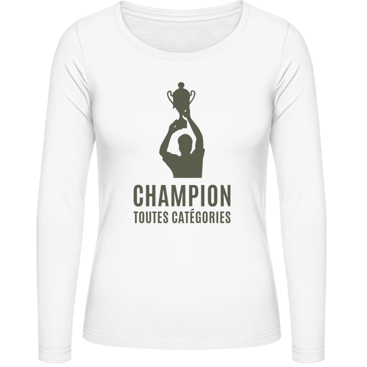 Champion toutes catégories Vrouwen Lange Mouw Shirt contain pic