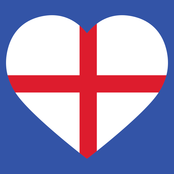 England Heart Flag T-shirt för bebisar 0 image