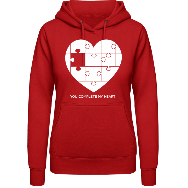 Complete My Heart Vrouwen Hoodie contain pic