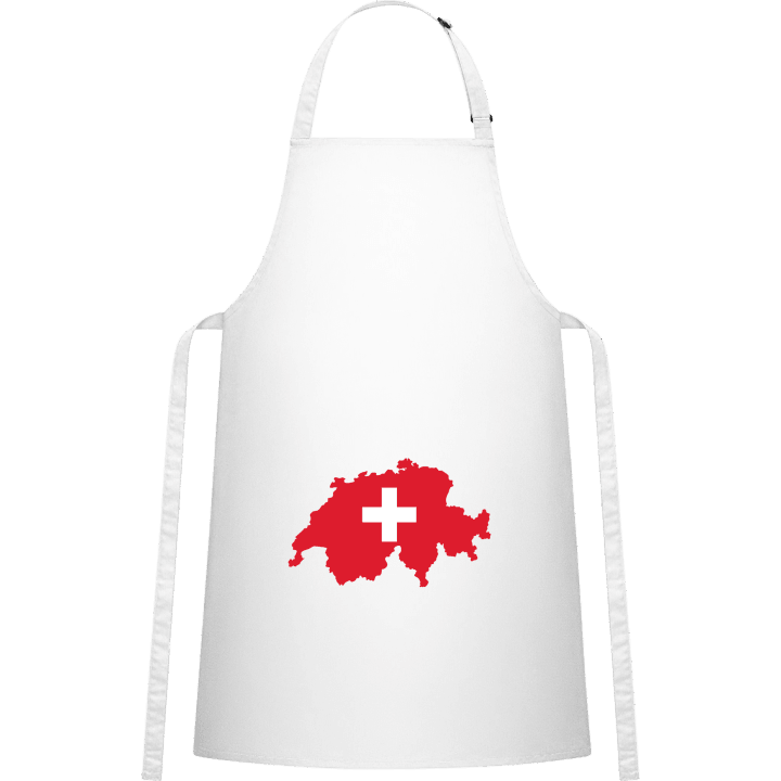 Switzerland Map and Cross Förkläde för matlagning contain pic