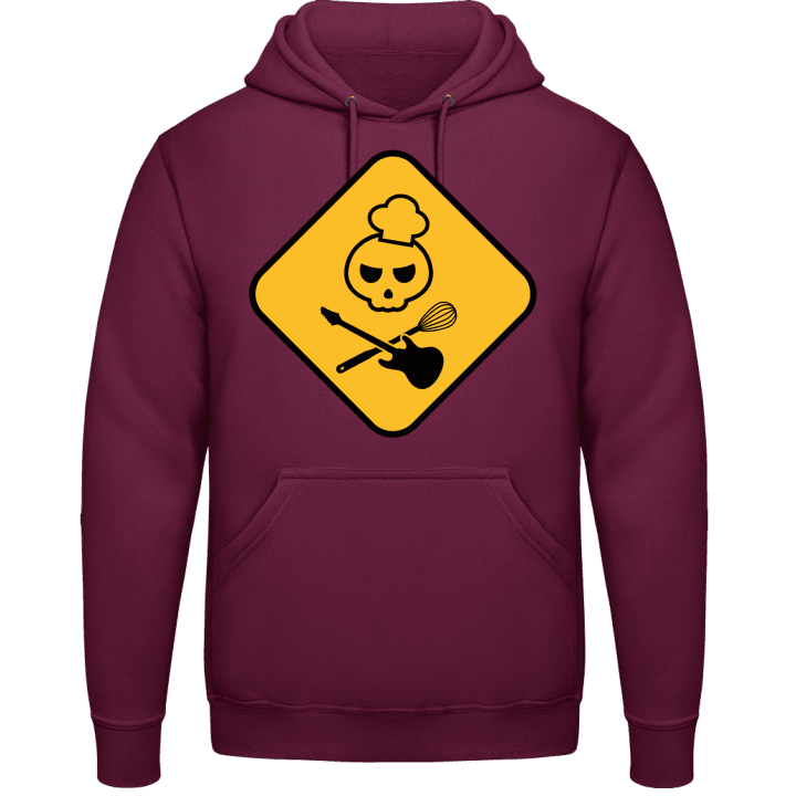 Warning Skull Cooking And Music Hoodie 0 image