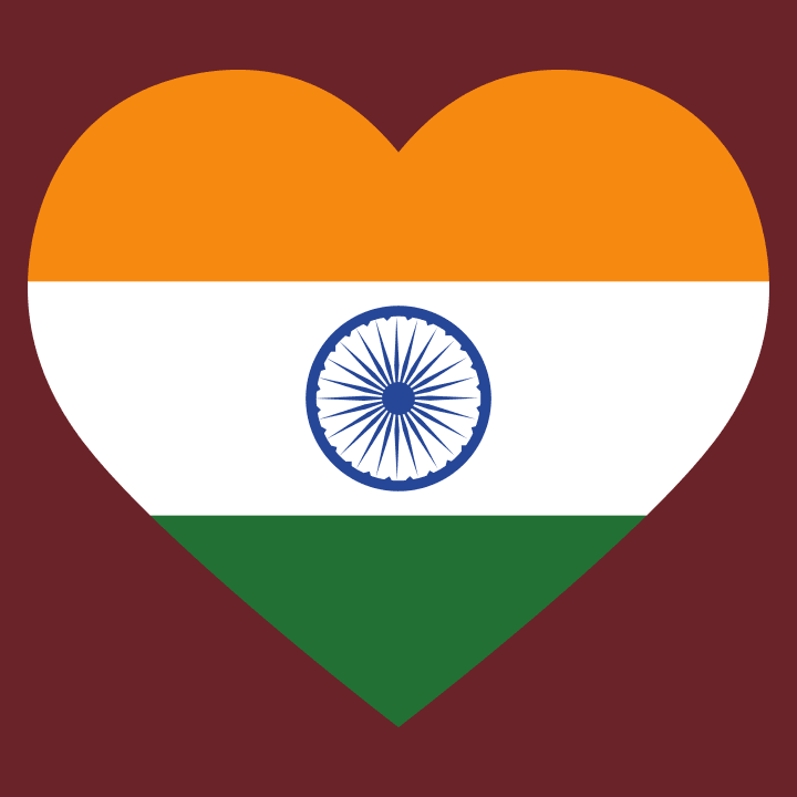 India Heart Flag Vrouwen Sweatshirt 0 image