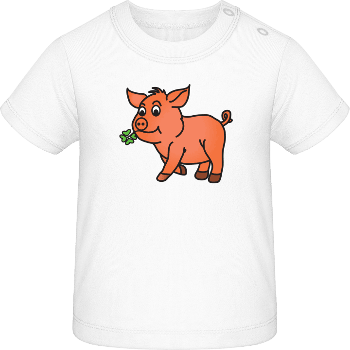 Lucky Pig Baby T-skjorte 0 image