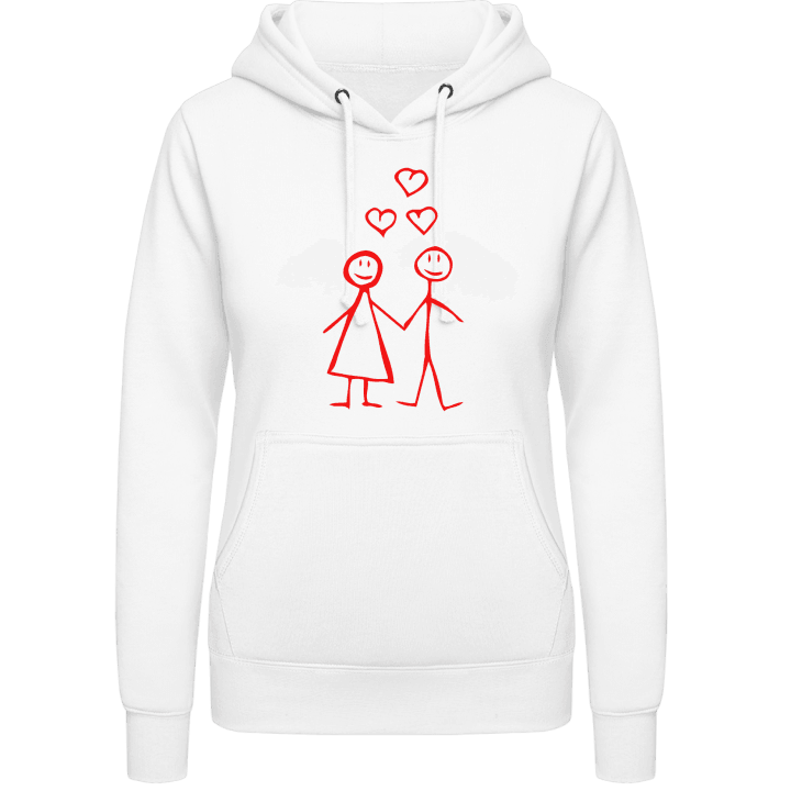 Couple In Love Comic Sweat à capuche pour femme contain pic