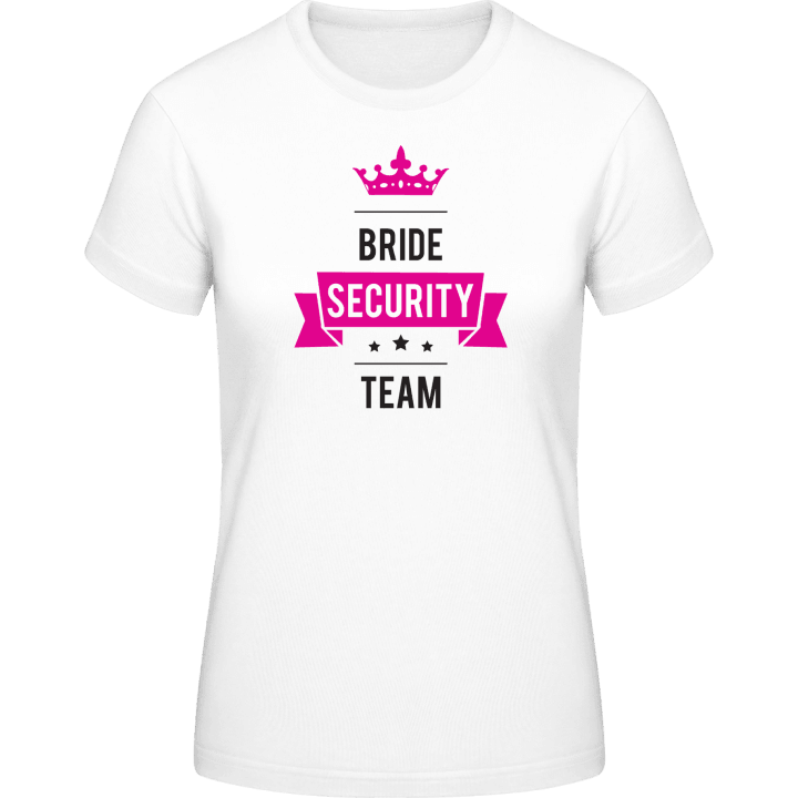 Bride Security Team T-shirt för kvinnor 0 image