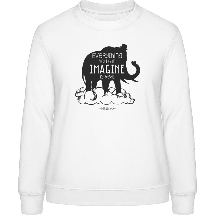 Everything you can imagine is real Sudadera de mujer 0 image