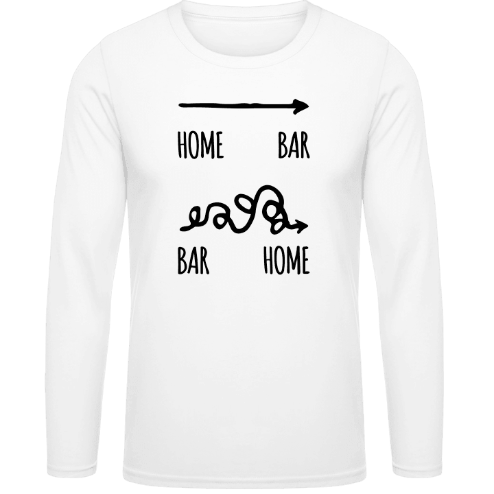 Home Bar Bar Home T-shirt à manches longues contain pic