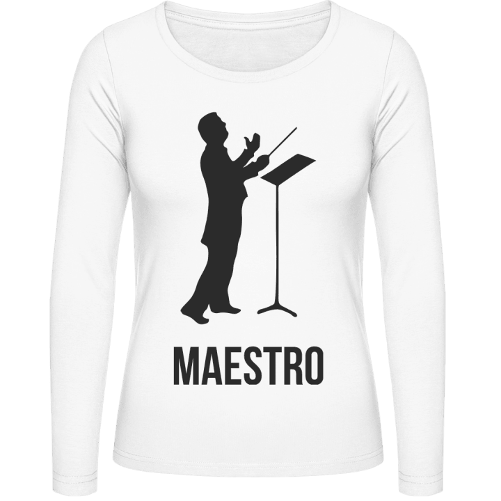 Maestro Camisa de manga larga para mujer contain pic