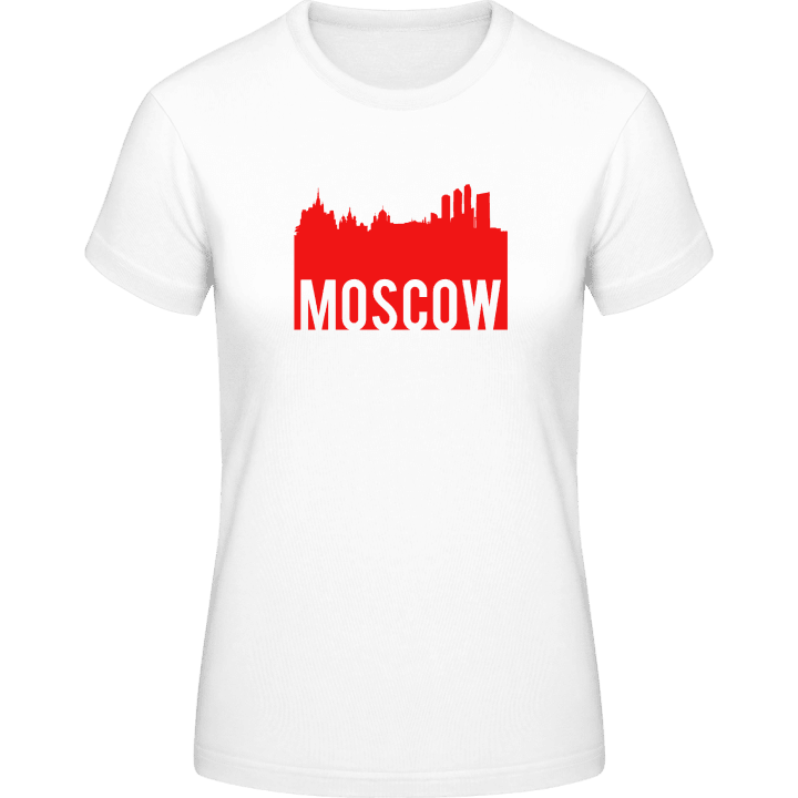 Moscow Skyline T-skjorte for kvinner contain pic