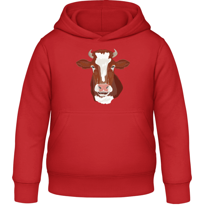 cabeza de vaca marrón Sudadera para niños 0 image