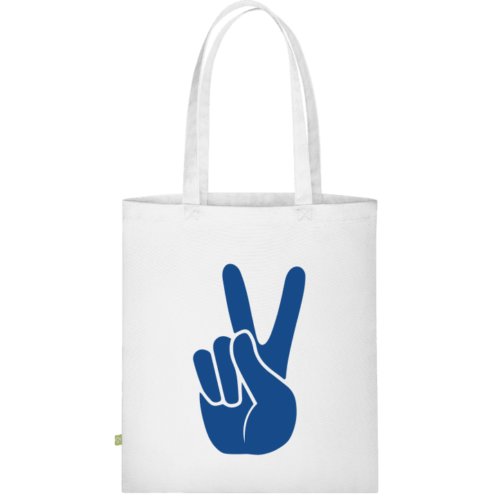 Victory Peace Hand Sign Stoffen tas contain pic