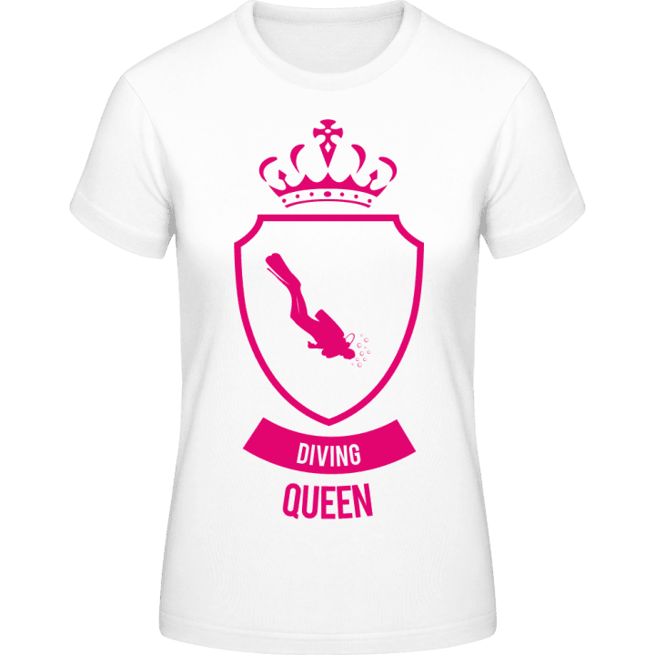 Diving Queen T-shirt för kvinnor 0 image