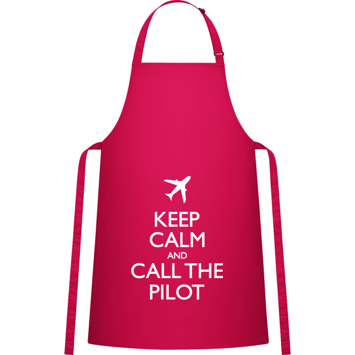 Keep Calm And Call The Pilot Delantal de cocina contain pic