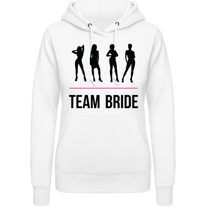 Team Bride Hotties Hoodie för kvinnor contain pic