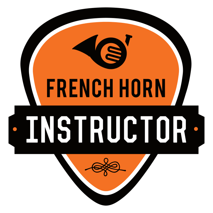 French Horn Instructor Felpa con cappuccio 0 image