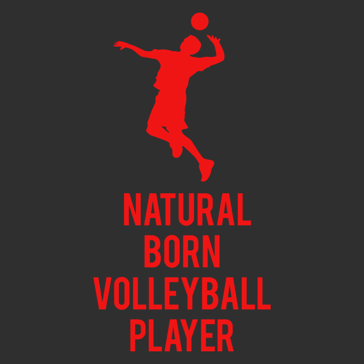 Natural Born Volleyball Player Langermet skjorte for kvinner 0 image