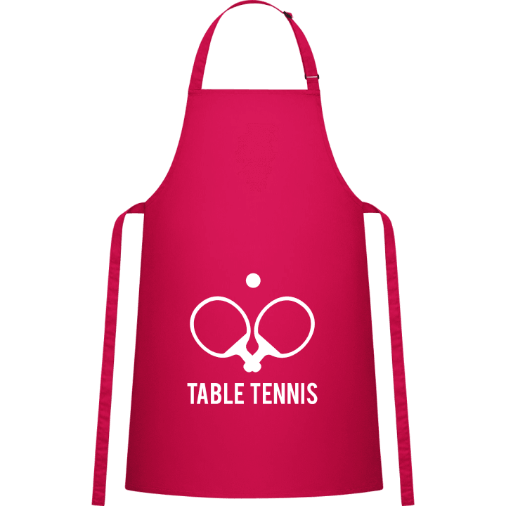 Table Tennis Delantal de cocina contain pic