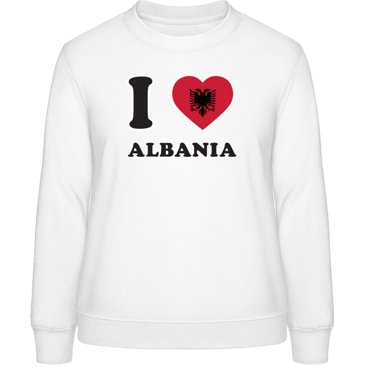 I Love Albania Sweatshirt til kvinder 0 image