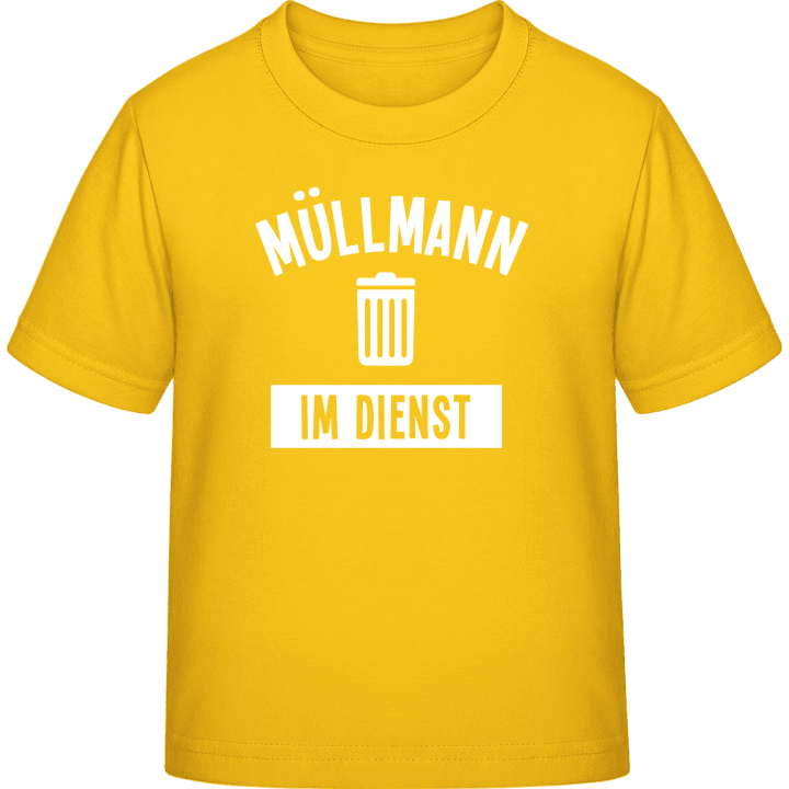 Müllmann im Dienst Camiseta infantil contain pic