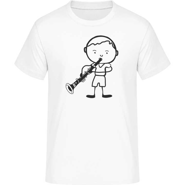 Clarinetist Comic Character T-Shirt 0 image